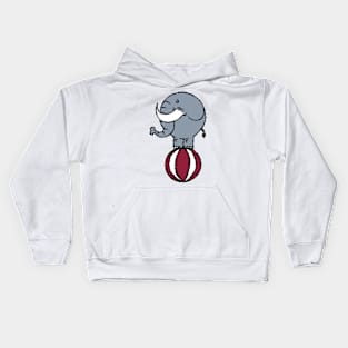 Circus Elephant Kids Hoodie